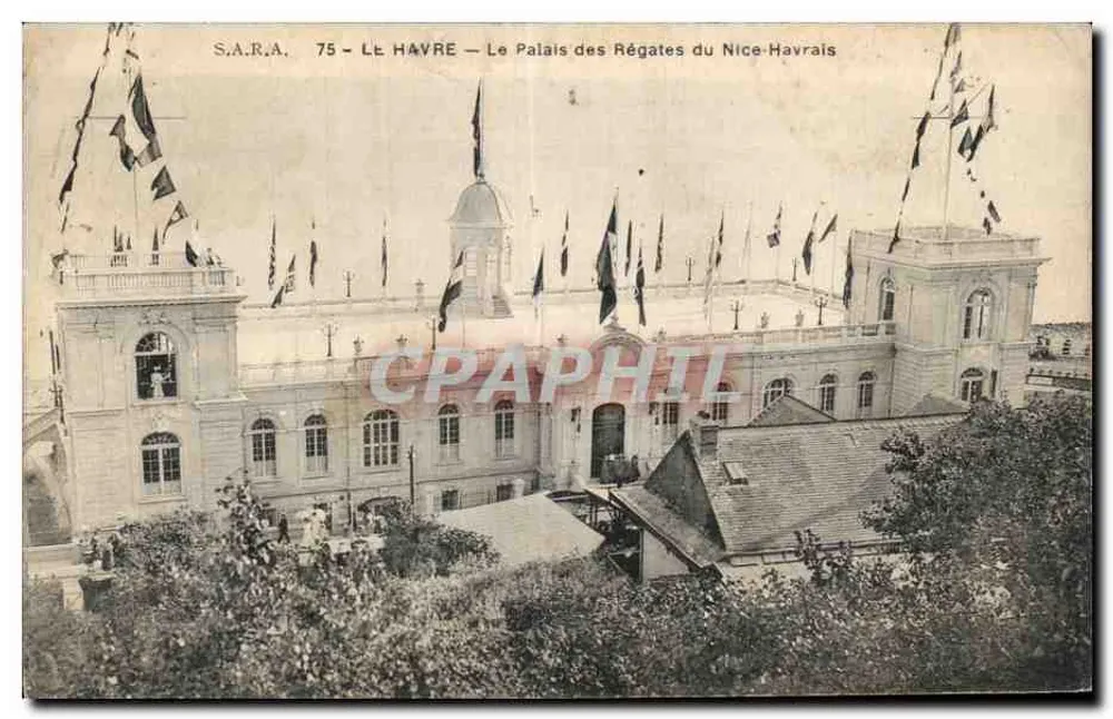 Das Regattapalast von Nice-Havrais — Le Havre — S.A.R.A. 75 - Vorderseite