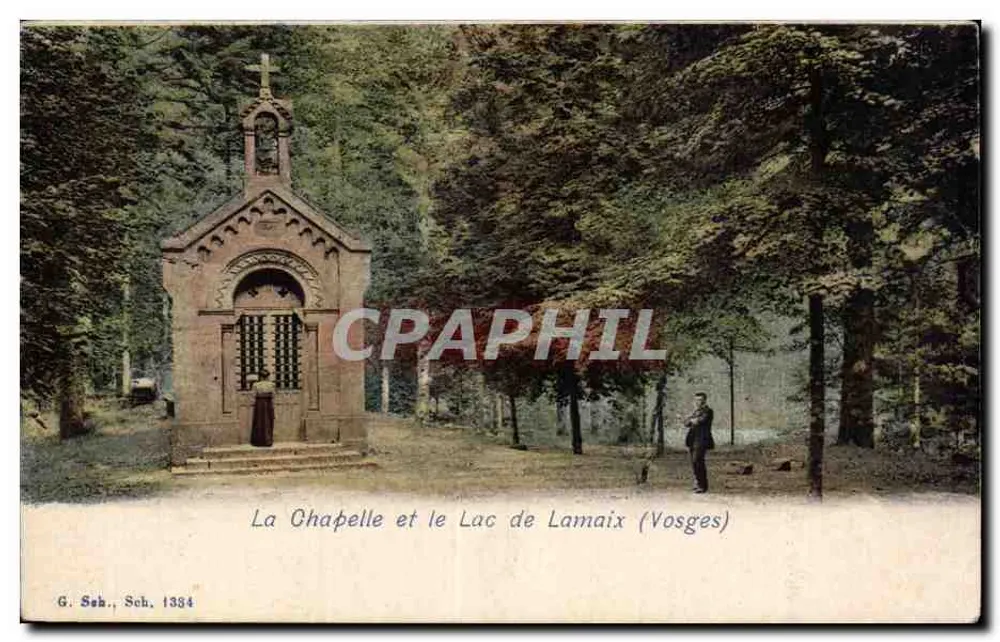La Chapella e il Lago di Lamaix (Vosges) — G. Sch., Sch. 1334 - Recto
