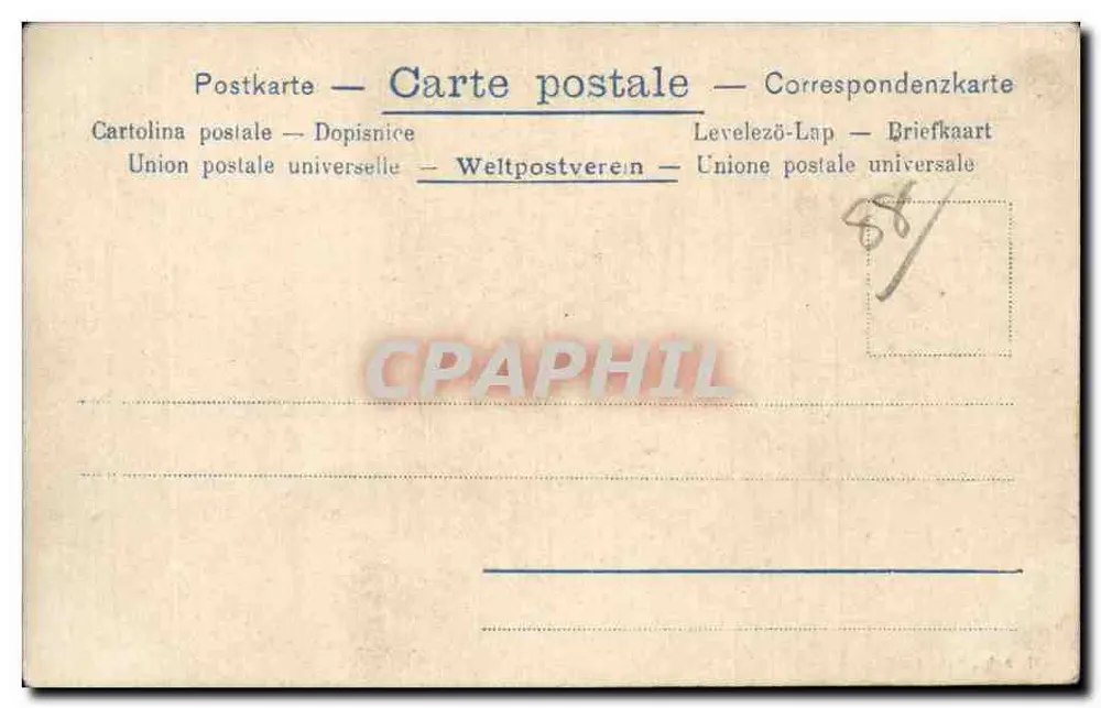 La Chapella e il Lago di Lamaix (Vosges) — G. Sch., Sch. 1334 - Verso