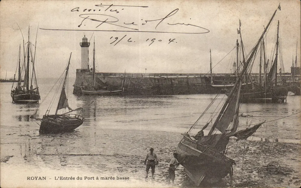 ROYAN — L'Entrée del Porto a marea bassa — Editore non visibile - Recto