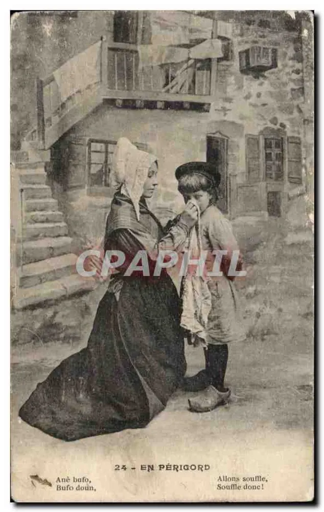 In Périgord — Frau und Kind — Serie 24 - Vorderseite