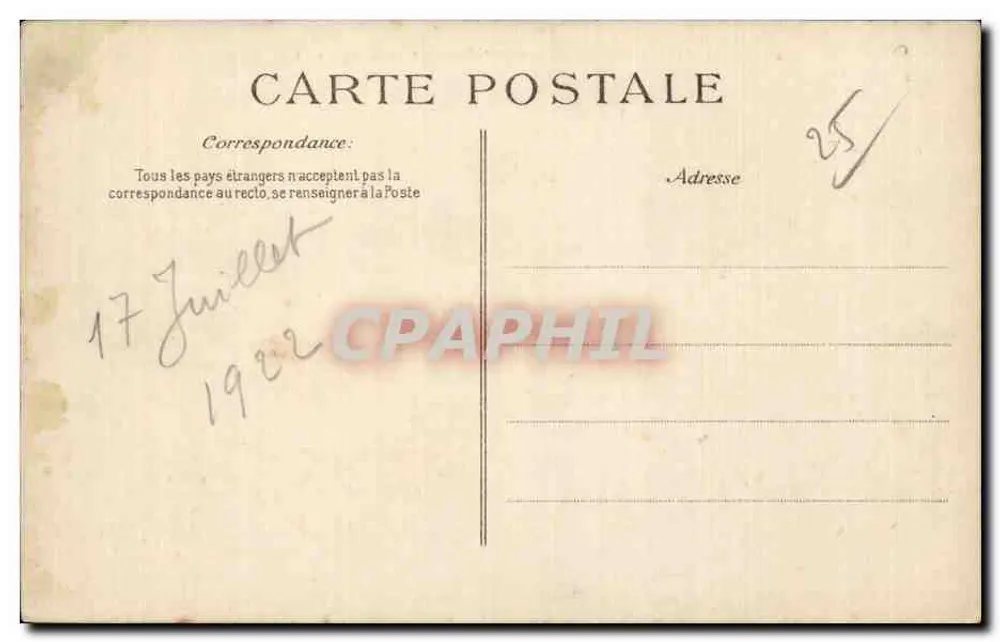 Chatillon — A Igreja e o Môle — Editor não identificado - Verso