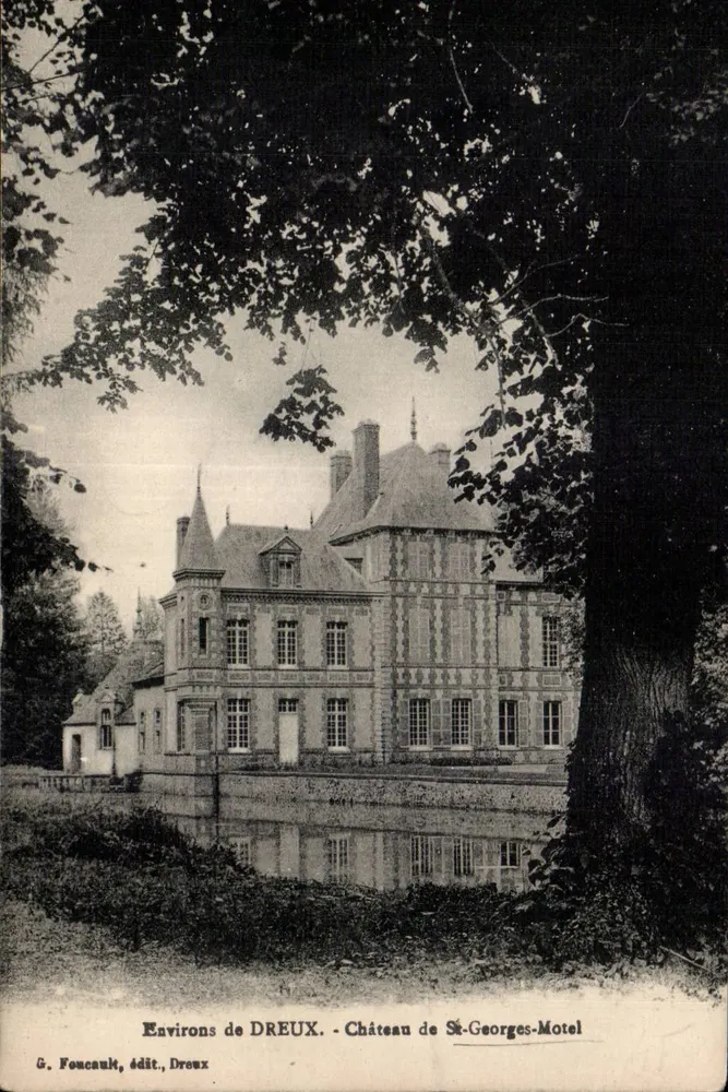 Umgebung von DREUX - Schloss St-Georges-Motel — G. Foucault, Verleger, Dreux - Vorderseite