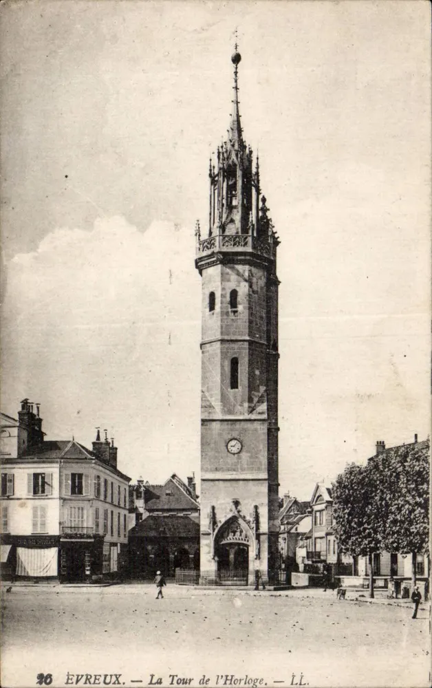 Évreux — Die Uhrenturm — L.L. - Vorderseite