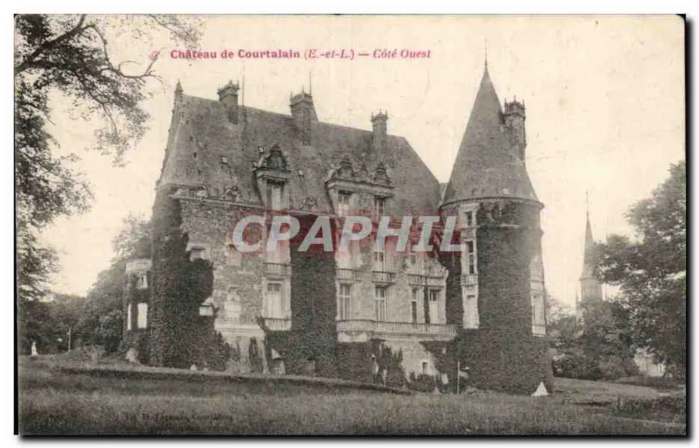 Château de Courtalain (E.-et-L.) — Côté Ouest - Recto