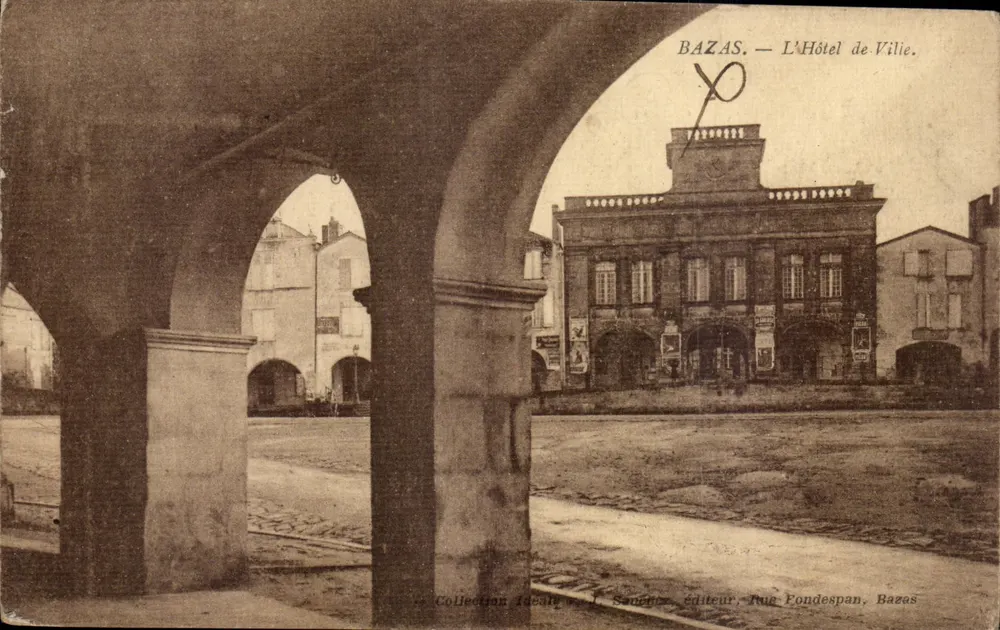 Bazas — O Hotel de Villié — J. Sanchez, editor, rua Fondespan, Bazas - Frente