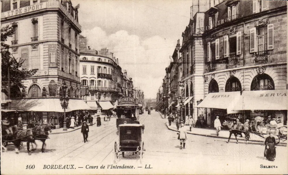 Bordeaux — Cours de l'Intendance — Selecta, n°160 - Frente