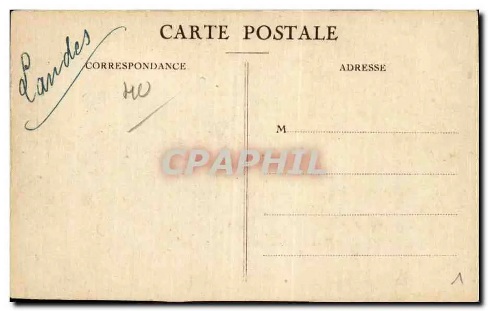 Landes — Um canto de fazenda — Almanach Vermot, Cl. Horizons de France - Verso