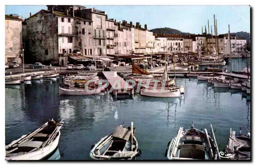 Saint-Tropez (Var) — Passeggiata sul Porto — Editore: Couleurs Naturelles - Recto