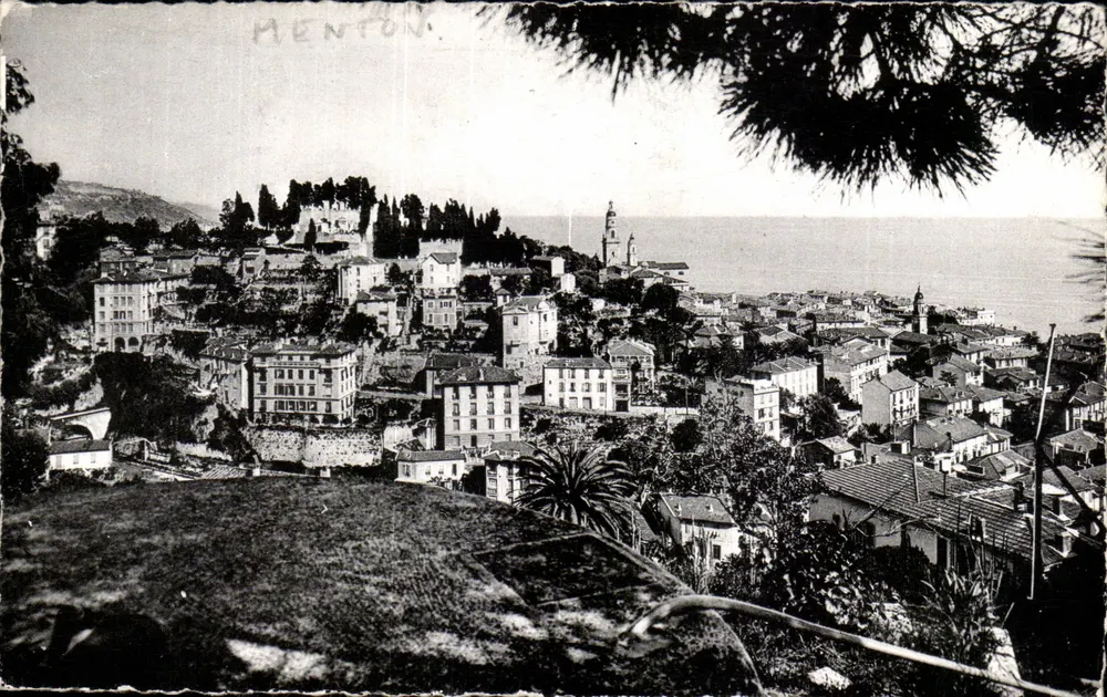 Menton — Vista geral — Costa Azul, 202, editor Collect. nuviera, Nice - Frente