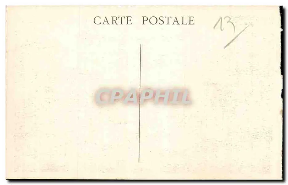 Marseille — La Canebière — Éditeur Phocéa - Verso