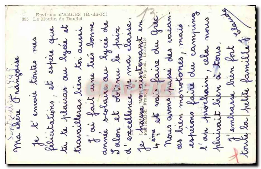डौडेट का मिल — अर्लेस के आसपास (बी.-ड्यू-आर.) — फ्रेंच एडिशन, संख्या 355 - पीछे