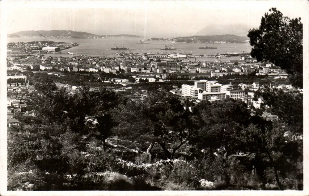 Toulon-sur-Mer — Vista geral — Edições Frank, Nice - Frente