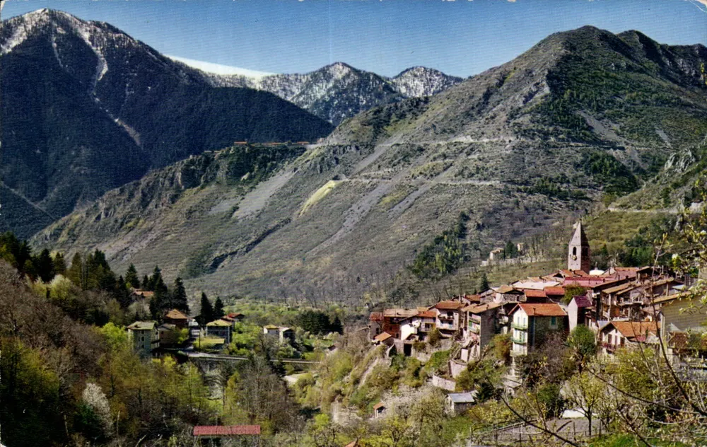 Saint-Martin-Vésubie — Allgemeiner Blick — Im Hintergrund, Venanson — Les Éditions MAR, Nice - Vorderseite