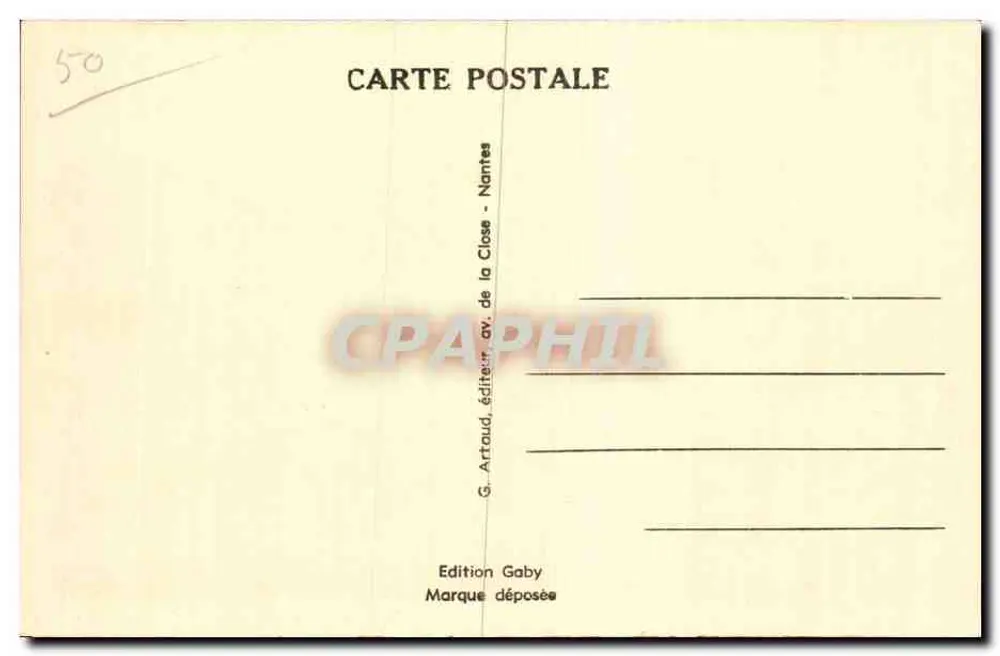 Carolles (Manche) — A Mesa de Orientação e a Praia — Saby - Verso