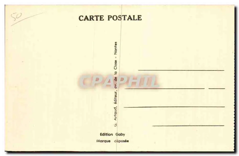 Carolles (Manche) — O Porto do Lude — Saby - Verso
