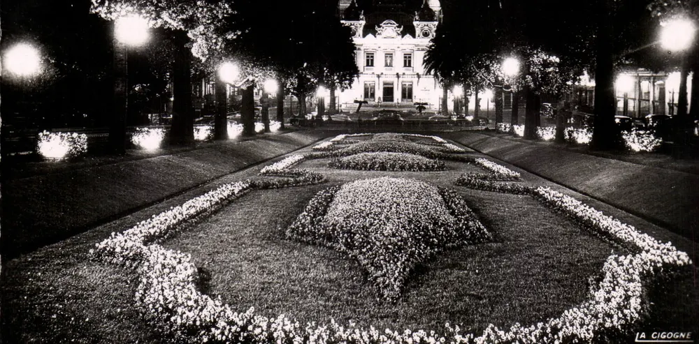 Monte-Carlo — Das Casino und die beleuchteten Gärten — Éditions 'LA CIGOGNE' n°99.138.95 - Vorderseite