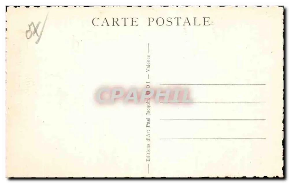 TOURNON-sur-RHONE — El dique sobre el Doux — Foto Paul Jacquin — Valence - Reverso