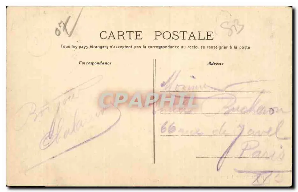 C.F.D.-Linie nahe St-Agrève — Les Cevennes Illustrées, Nr. 194 - Rückseite