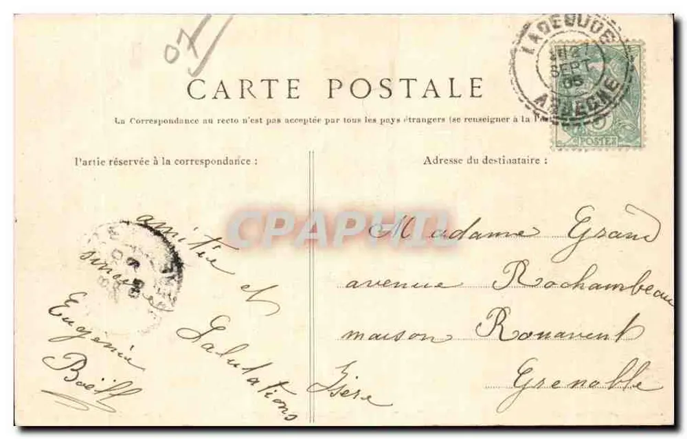 VALS — Fontes Paulina e Constantina — cliché Boisson - Verso