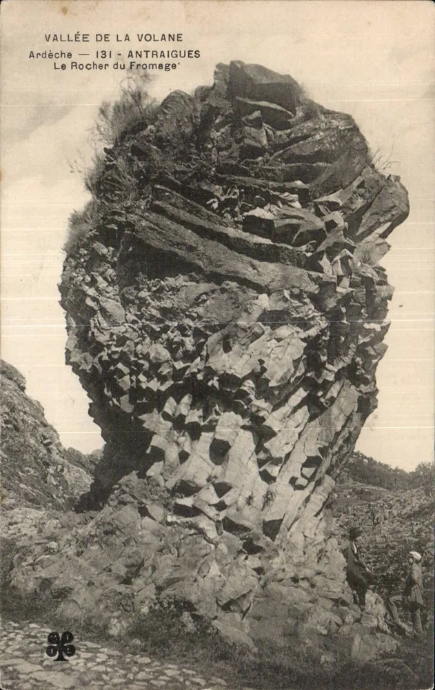 Tal der Volane — Der Käserock — Ardèche — 131 — Antraigues - Vorderseite