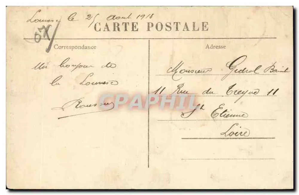 La Louvesc (Ardèche) — Os 7 Fayards — editor M.B. Le Puy - Verso