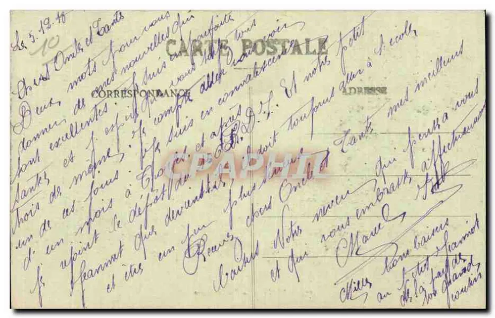 Troyes — A Valle Suisse — Coleção T. G. — n° 67 - Verso