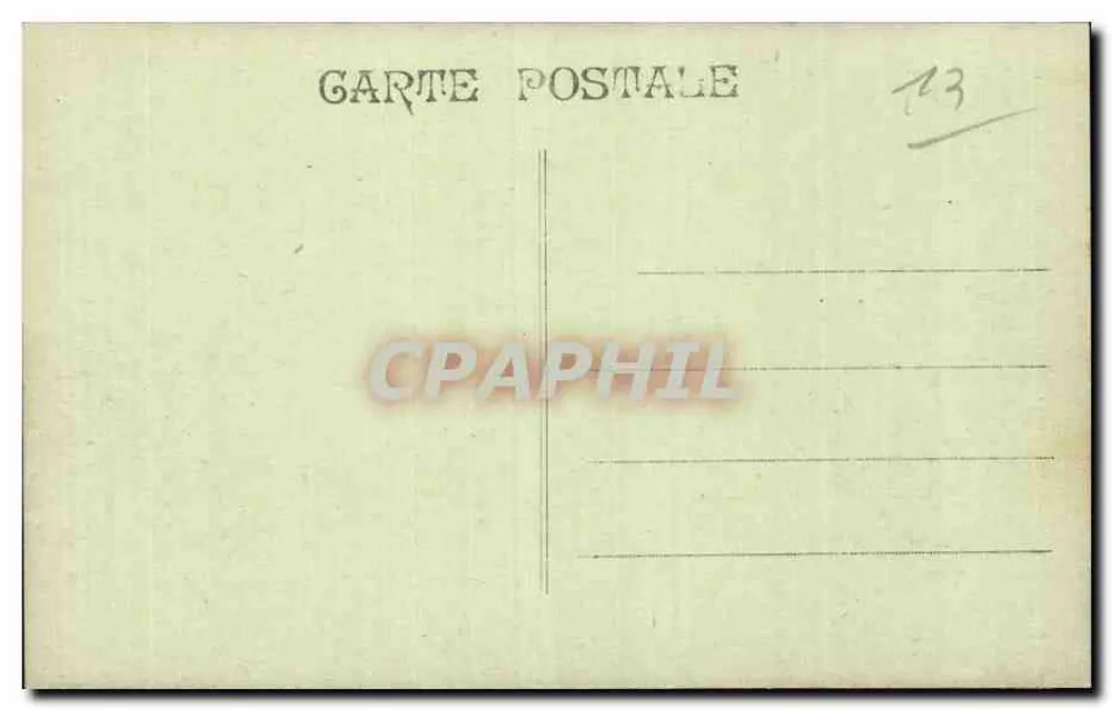 Marselha - Exposição Colonial 1922 - Palácio do Marrocos — Richard, Arquiteto - Verso