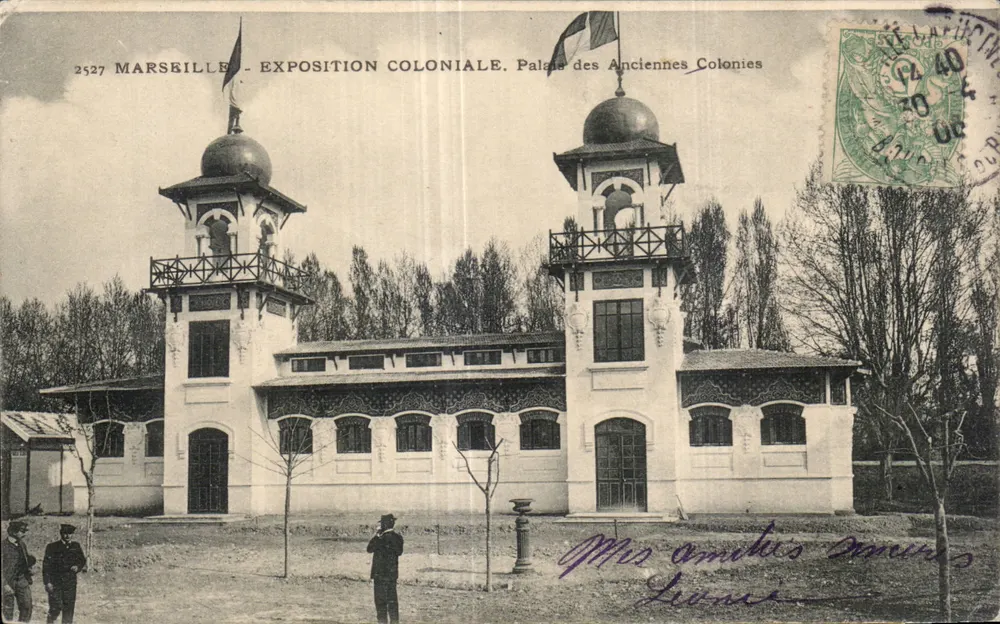 Marseille - Kolonialausstellung. Palast der ehemaligen Kolonien — Verlag Ateliers de Photographie Guende, n° 2527 - Vorderseite