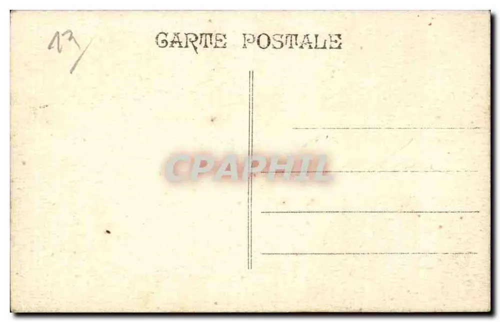 Marseille - Exposição Colonial 1922 - Vista Geral - Verso