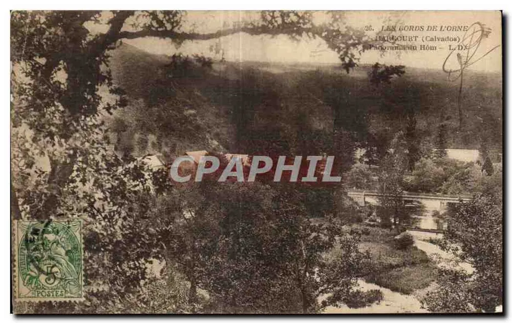 Die Gords der Orne — Panorama des Houx — Harcourt (Calvados) - Vorderseite