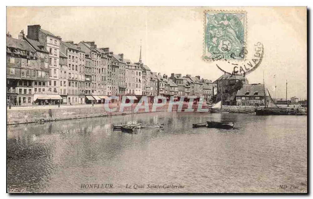 Honfleur — O Quai Sainte-Catherine — ND Pina - Frente