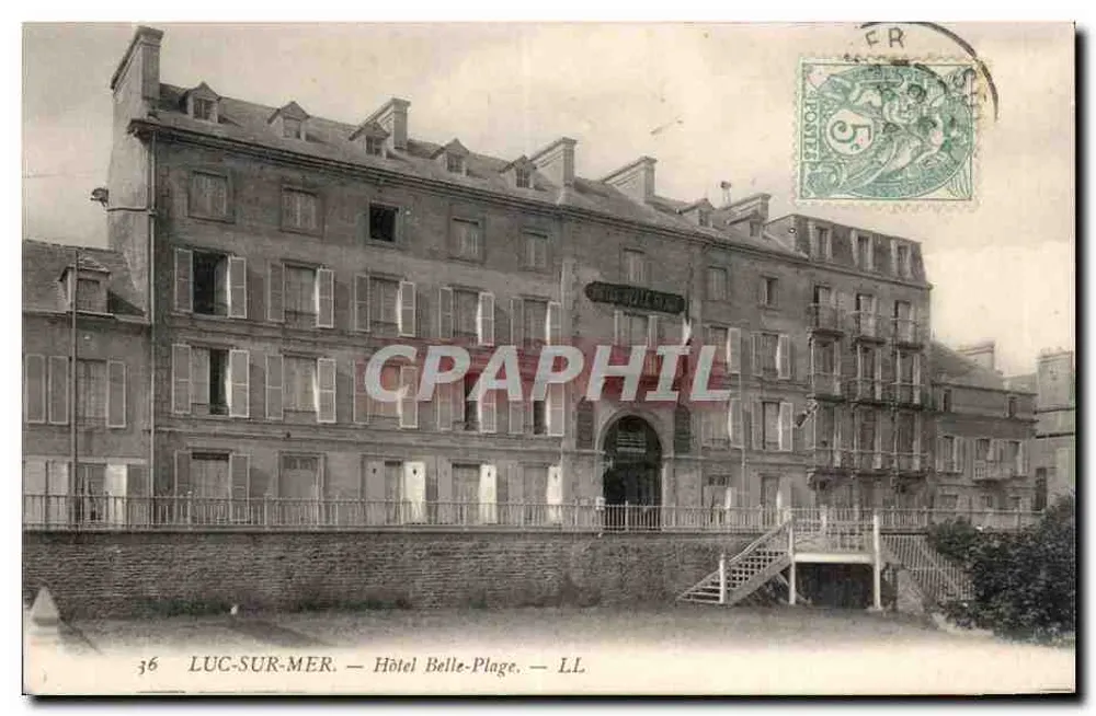 Luc-sur-Mer — Hotel Belle-Plage — LL - Frente