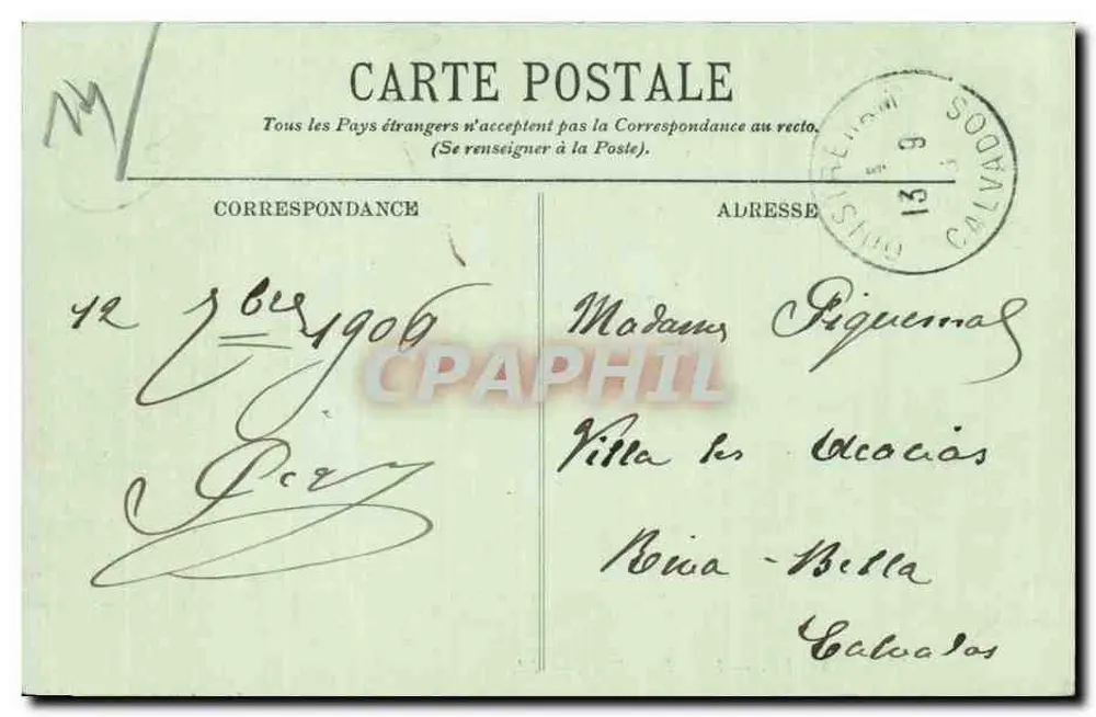 Luc-sur-Mer — Hotel Belle-Plage — LL - Verso