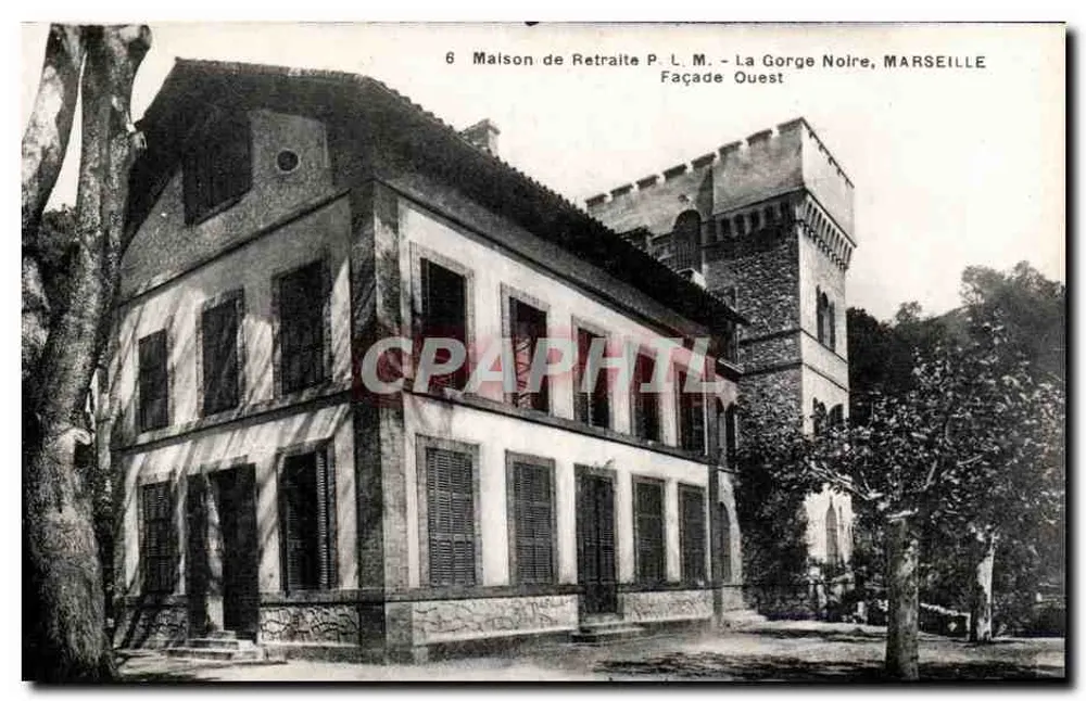 Altenheim P.L.M. — La Gorge Noire, Marseille — Westfassade - Vorderseite