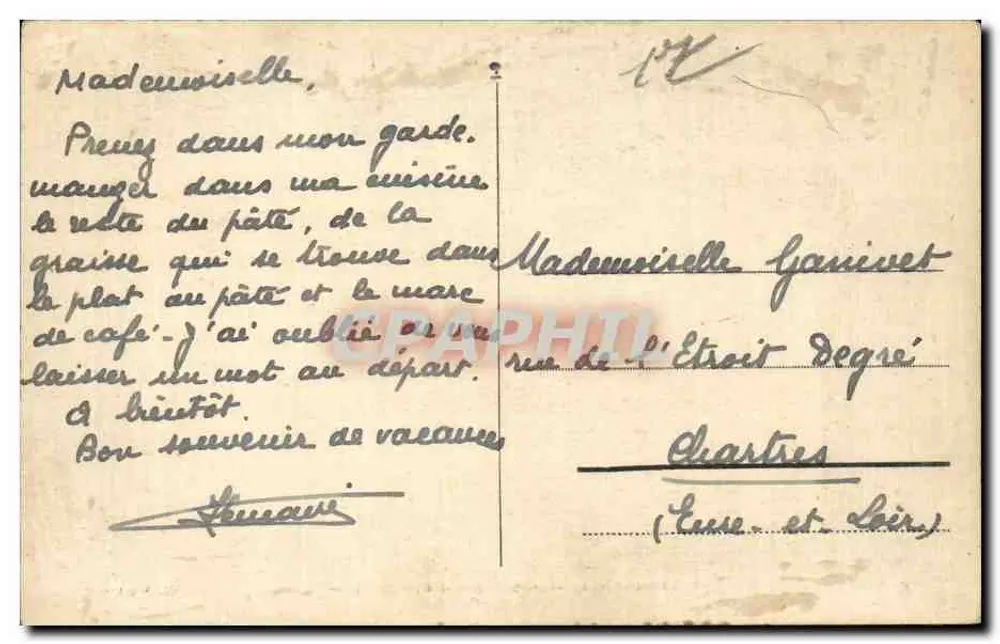 St-Palais-sur-Mer (Charente-Inférieure) — Nauzan — Cl. Moutonnet - Verso