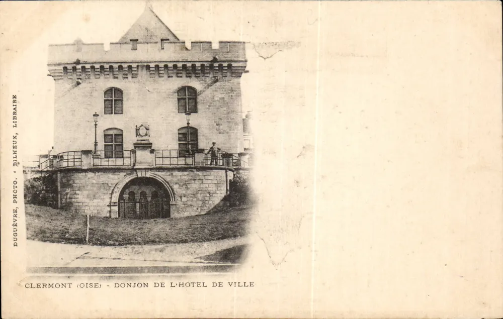 Clermont (Oise) - Torre del Municipio — Duguyère, Libreria - Recto