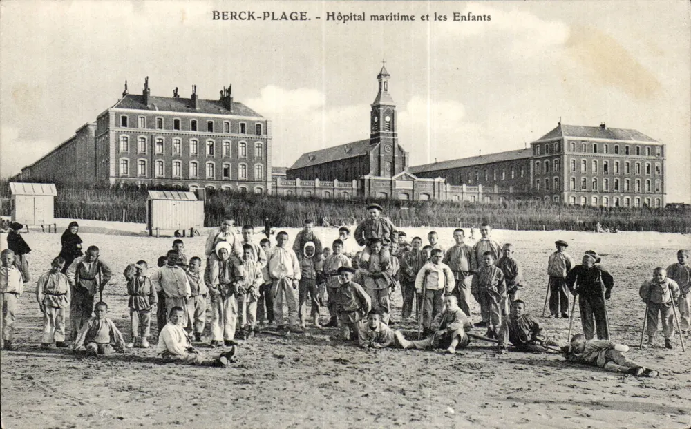 Berck-Plage - Seehospital und die Kinder - Vorderseite