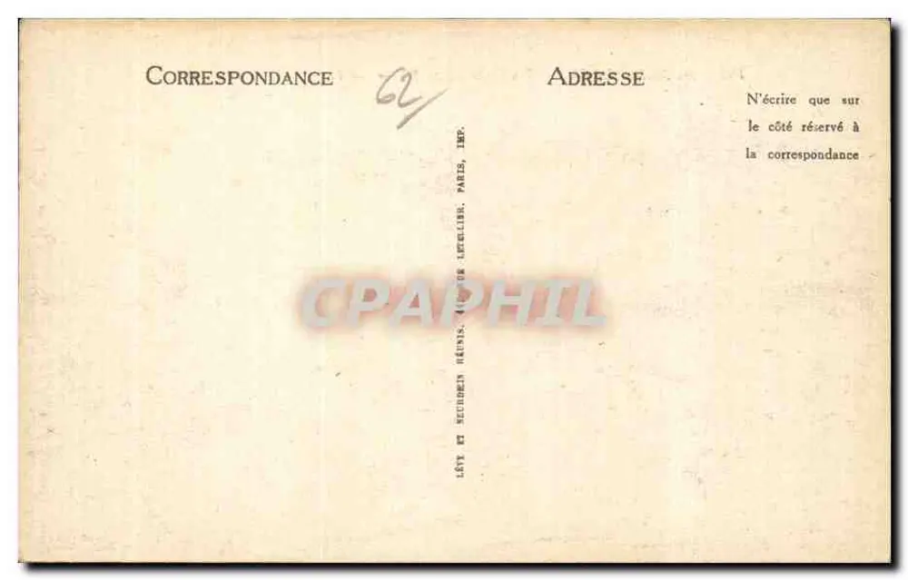 Berck-Plage — Um Canto da Praia — LL. n°180 - Verso
