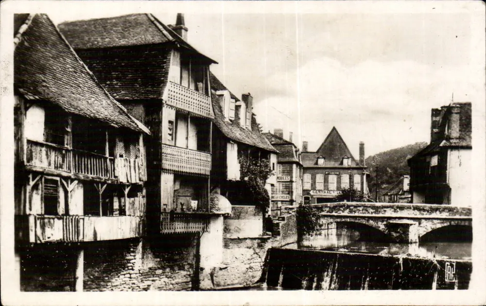 Salies-de-Béarn — Ansicht der Wasserfall — Verlag Réal-Photo & Cie, n° (43) - Vorderseite