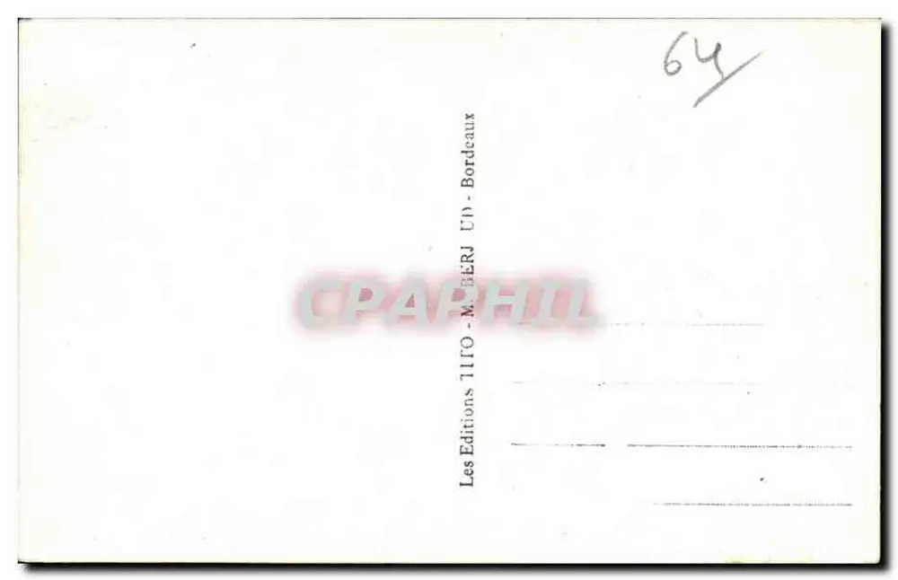 Frontière Franco-Espagnole — L'Église de BIRIATOU — Tito - Verso