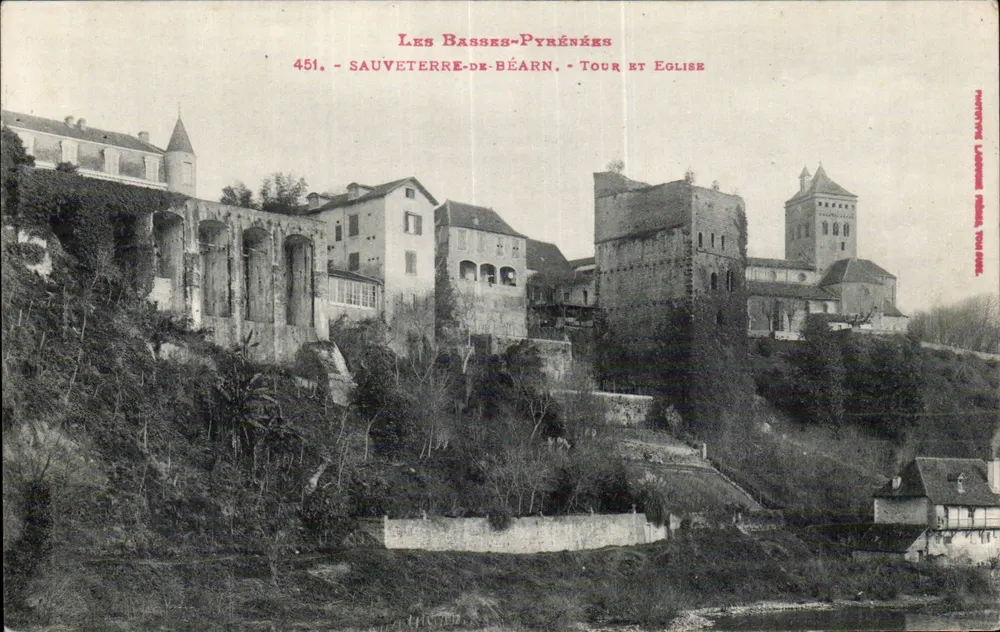 Sauveterre-de-Béarn — Turm und Mühle — Verlag L'Ami du Tourisme, Nr. 451 - Vorderseite