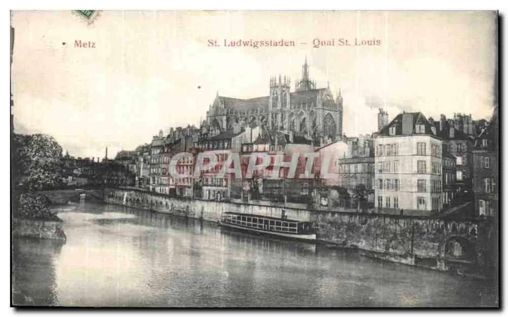 Melz - St. Ludwigsstaden - Quai St. Louis - Vorderseite