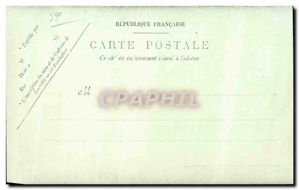 Cambrai — A Estátua de Baptiste — Paul Riez - Cambrai - Verso