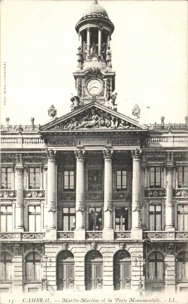 Cambrai — Martin-Martine und das monumentale Tor — Paul Riez - LL - Vorderseite
