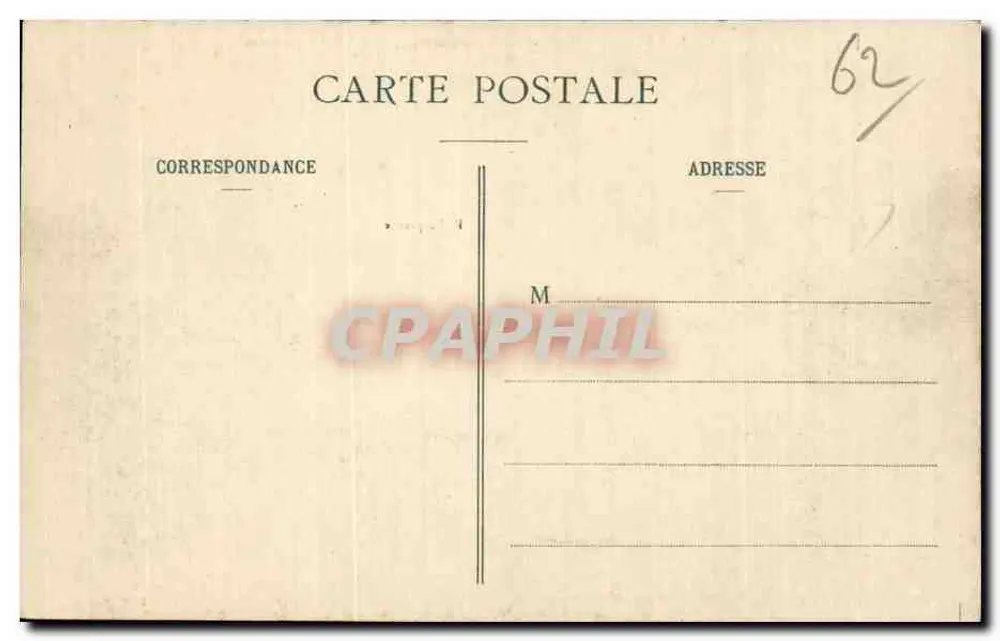 Arras - Casa onde viveu Robespierre, 5 Rue des Rapporteurs — B. D., Roubaix - Verso