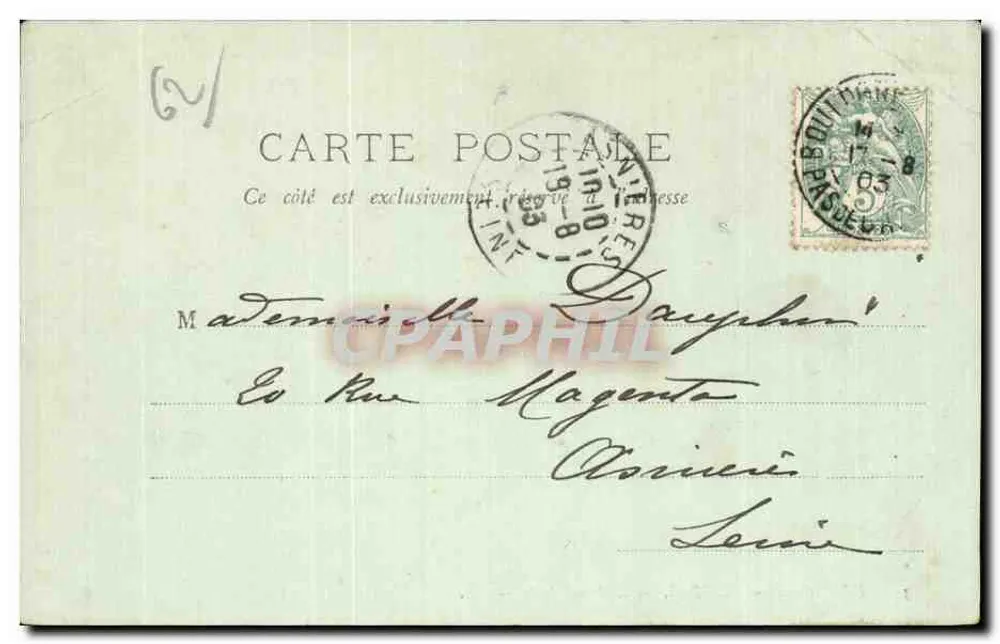 Boulogne-sur-Mer — L'Avant-Port — LL. — J. Valley - Rückseite