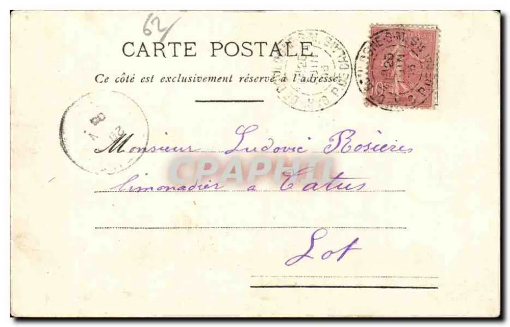 Boulogne-sur-Mer — Schweres Wetter für einen Küstenfrachter — B.B. 22 - Rückseite