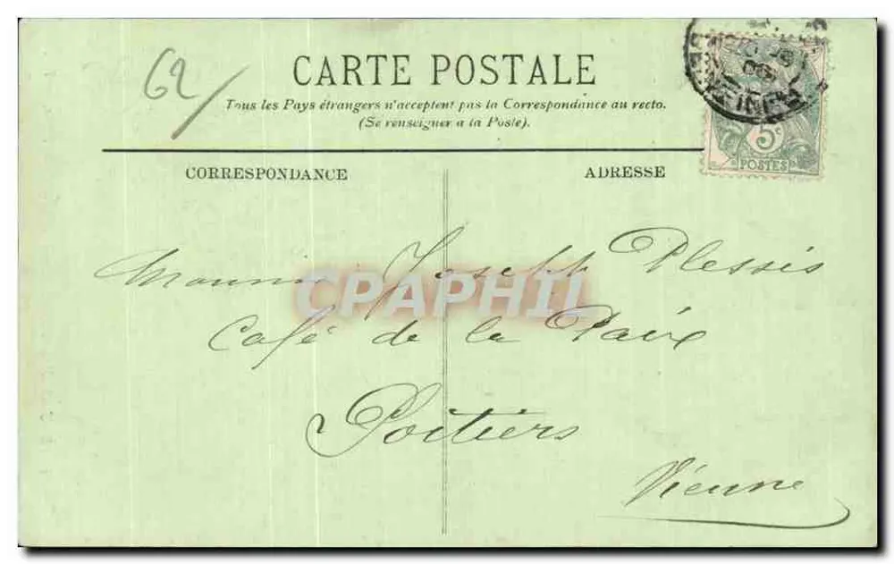 Boulogne-sur-Mer — Ecaillère der Halle — LL. n° 324 - Rückseite