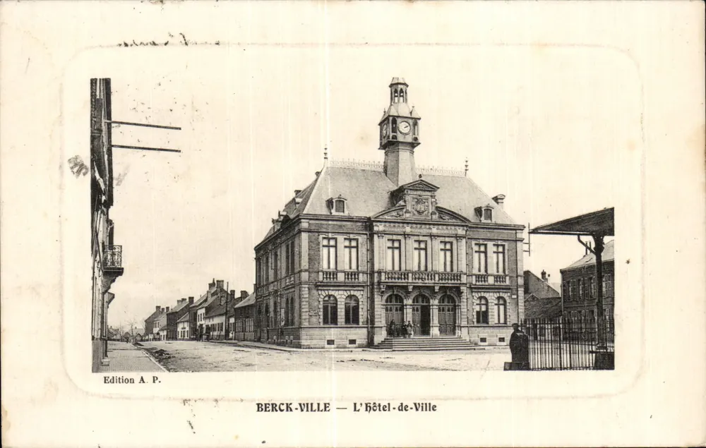 Berck-Ville — Das Rathaus — Edition A.P. - Vorderseite